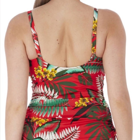 Fantasie Vilamora Twist Tankini Top (top only) Cup Size Swim Women’s Size 36D - Picture 2 of 7
